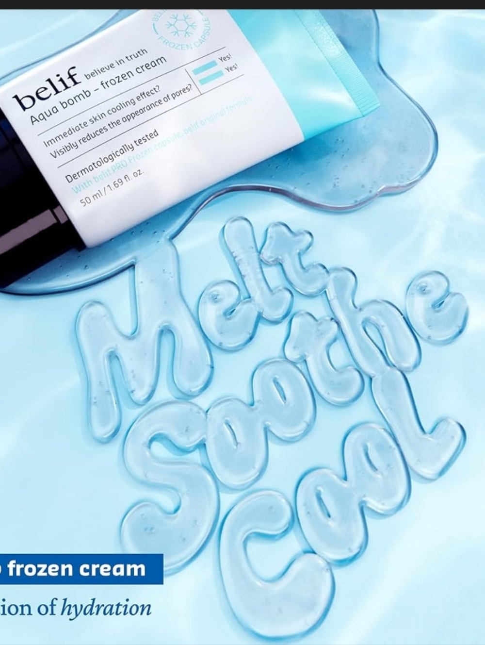 Belif Aqua Bomb Frozen Gel Cream - 10ml